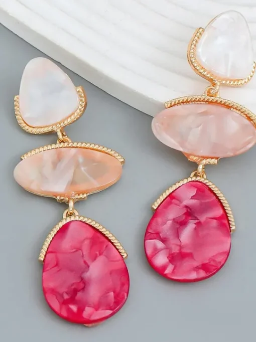 Earrings*Mew Mews Fashion Camber Multi Layers Acrylic Earrings