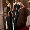 Dresses | Maxi Dresses*Mew Mews Fashion Cambrie Folded Collar Button Maxi Dress