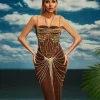 Beaded Wear | Tops*Mew Mews Fashion O/S Cappy Gemstone Beaded Bralette