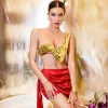 Skirts | Armor Tops*Mew Mews Fashion Capri Ruched Draped Satin Skirt