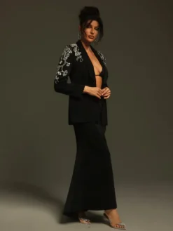 Blazers | Sets & Co-ords*Mew Mews Fashion Charelle Long Sleeve Rhinestone Blazer Set
