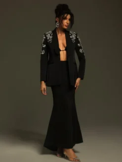 Blazers | Sets & Co-ords*Mew Mews Fashion Charelle Long Sleeve Rhinestone Blazer Set