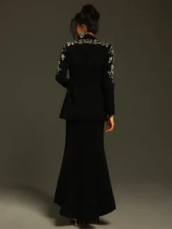 Blazers | Sets & Co-ords*Mew Mews Fashion Charelle Long Sleeve Rhinestone Blazer Set