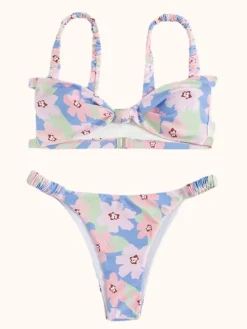 Bikini Sets*Mew Mews Fashion Ciela Printed Bikini Two Piece Set