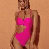 One Piece | Swimwear*Mew Mews Fashion Codi Cutout One Piece Swimsuit In Hot Pink