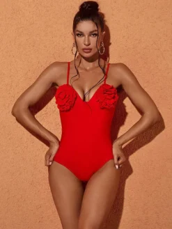 Bikini Sets*Mew Mews Fashion Colby Flower Swimwear Two Piece Set