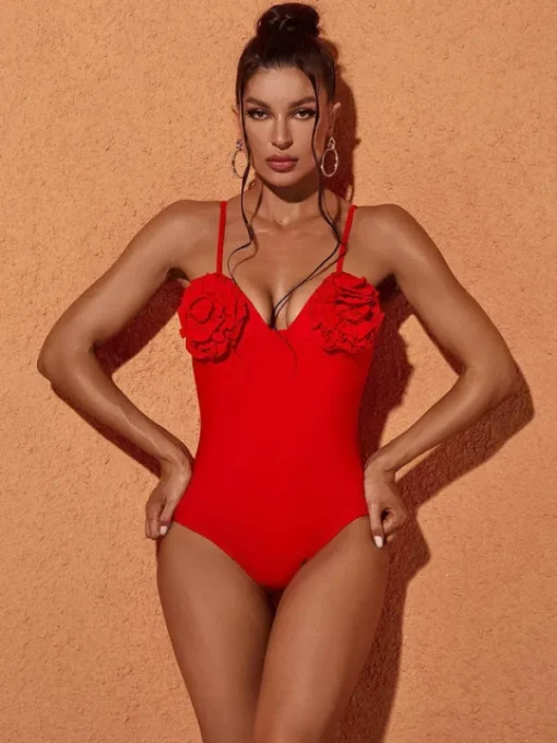 Bikini Sets*Mew Mews Fashion Colby Flower Swimwear Two Piece Set