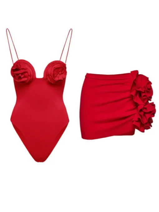 Bikini Sets*Mew Mews Fashion Colby Flower Swimwear Two Piece Set
