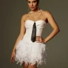 Sets & Co-ords*Mew Mews Fashion Cruze Strapless Feather Skirt Set
