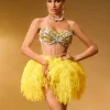 Sets & Co-ords*Jiu Bajia Dakan Strapless Corset Tulle Skirt Set