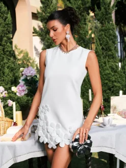 Dresses | Mini Dresses*Mew Mews Fashion Darren Sleeveless Flower Mini Dress