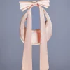 Bags*Mew Mews Fashion Davey Bow Heart Satin Bag