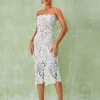 Dresses | Midi Dresses*Bandage Despina White Lace Midi Dress
