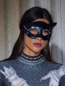 Masks*Mew Mews Fashion Devika Crystal Cat Mask