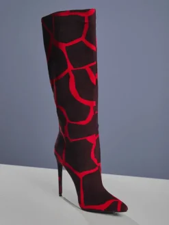 Shoes*Mew Mews Fashion Dunstan Printed Boots