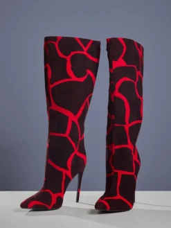 Shoes*Mew Mews Fashion Dunstan Printed Boots