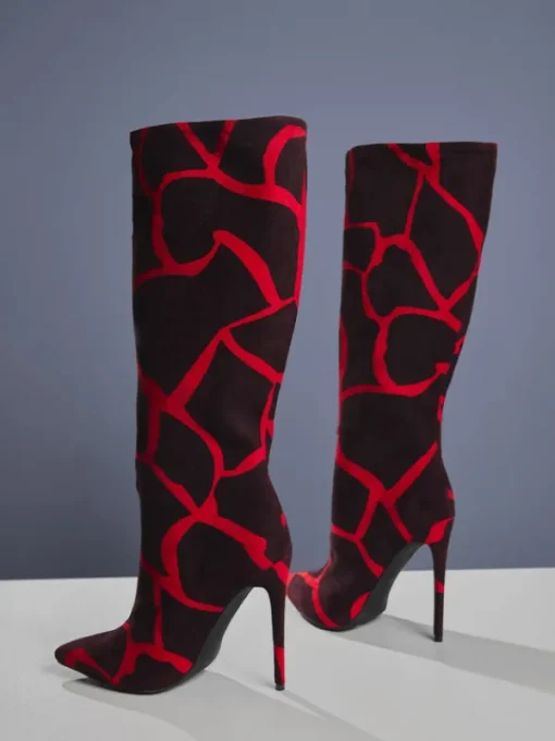 Shoes*Mew Mews Fashion Dunstan Printed Boots