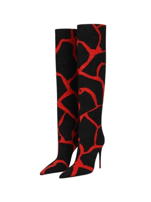 Shoes*Mew Mews Fashion Dunstan Printed Boots