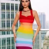 Dresses | Mini Dresses*Bandage Eckstein Mini Dress
