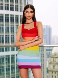 Dresses | Mini Dresses*Bandage Eckstein Mini Dress