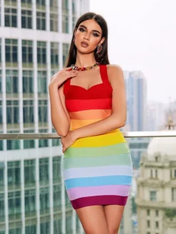 Dresses | Mini Dresses*Bandage Eckstein Mini Dress