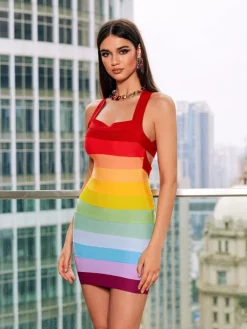 Dresses | Mini Dresses*Bandage Eckstein Mini Dress
