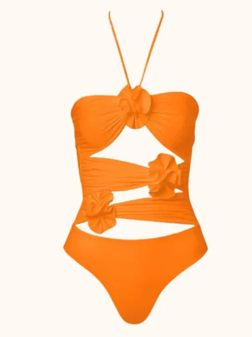 Bikini Sets*Mew Mews Fashion Eleven Halterneck Swimwear Two Piece Set