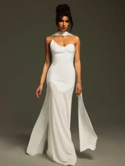 Dresses | Maxi Dresses*Bandage Emine Strapless Draped Maxi Dress