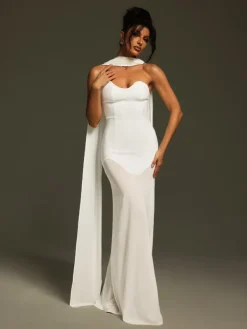 Dresses | Maxi Dresses*Bandage Emine Strapless Draped Maxi Dress