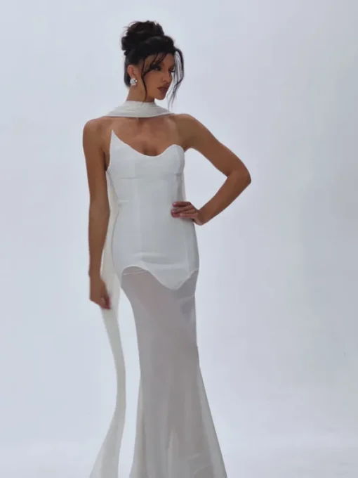 Dresses | Maxi Dresses*Bandage Emine Strapless Draped Maxi Dress