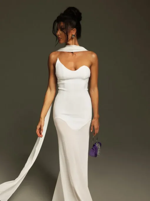 Dresses | Maxi Dresses*Bandage Emine Strapless Draped Maxi Dress