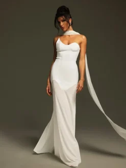 Dresses | Maxi Dresses*Bandage Emine Strapless Draped Maxi Dress