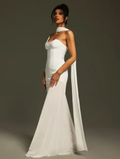 Dresses | Maxi Dresses*Bandage Emine Strapless Draped Maxi Dress