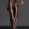 Pants & Shorts*Mew Mews Fashion Enabarri Leopard Satin Pants