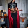 Armor Tops | Sets & Co-ords*Mew Mews Fashion Esther Cape Skirt Three Piece Set