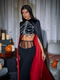 Armor Tops | Sets & Co-ords*Mew Mews Fashion Esther Cape Skirt Three Piece Set
