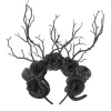 Headwear*Mew Mews Fashion Fanchon Ram Flower Headband