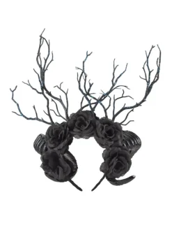 Headwear*Mew Mews Fashion Fanchon Ram Flower Headband