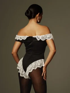 Bodysuits | Tops*Mew Mews Fashion Fenrir Off Shoulder Lace Bodysuit