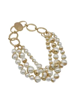 Necklaces*Mew Mews Fashion Ffion Layered Pearl Necklace
