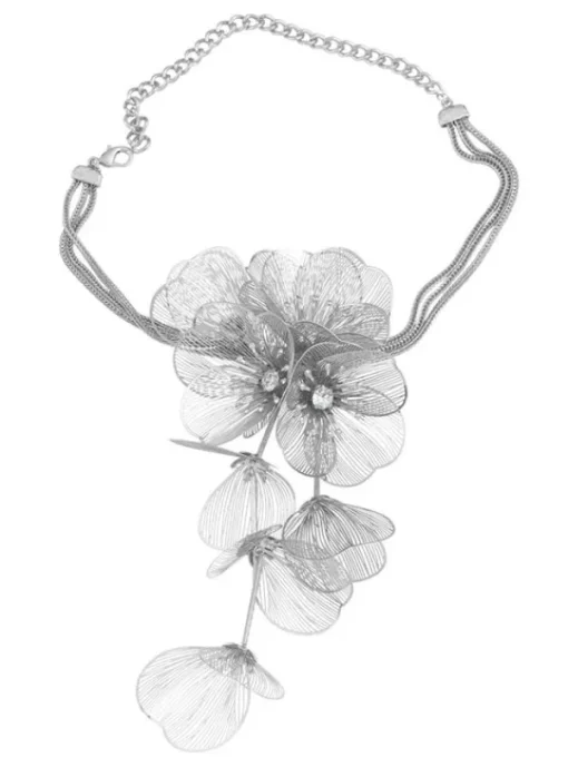 Necklaces*Mew Mews Fashion Francesca Flower Choker