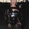 Armor Tops*Mew Mews Fashion O/S Frieda Body Shape Armor Top In Bright Silver
