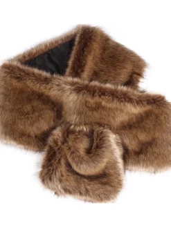 Coats & Jackets*Mew Mews Fashion Günther Faux Fur Wrap