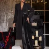 Coats & Jackets*Mew Mews Fashion Haban Tulle Trimmed Lapel Coat