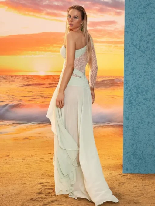 Dresses*Mew Mews Fashion Hisa One Shoulder Dress