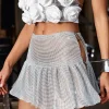 Skirts*Mew Mews Fashion Hollee Crystal Chainmail Skirt