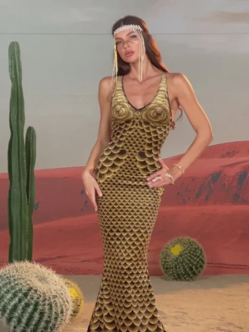 Embellishment | Dresses*Embellishment Hosea Printed Mermaid Maxi Dress