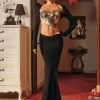 Armor Tops | Tops*Mew Mews Fashion O/S Iago Metallic Heart Drop Armor Top In Silver