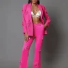Blazers*Mew Mews Fashion Indiana Floral Embellished Blazer Set In Hot Pink