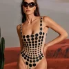 Bodysuits | Tops*Mew Mews Fashion Ishi Dot Printed Bodysuit